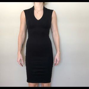 Mid black dress